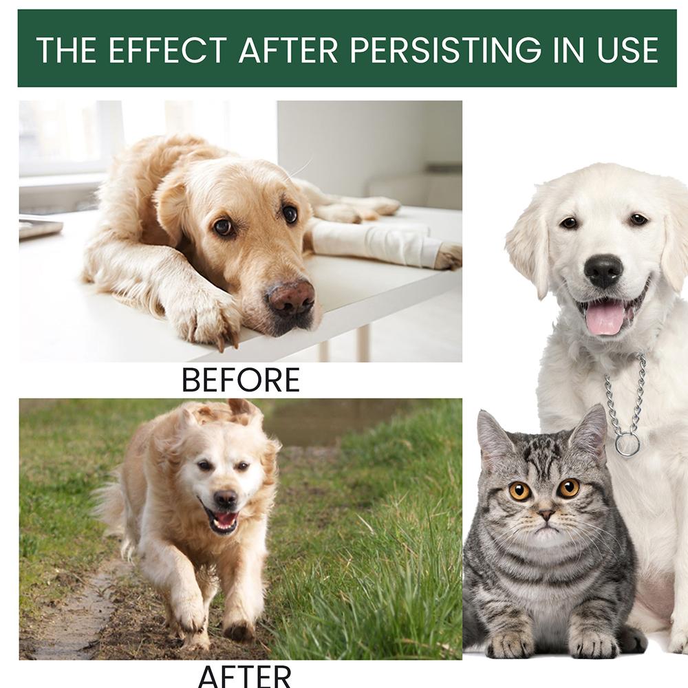 30 ml de líquido reparador de articulaciones para mascotas, lubricante y protector para dislocaciones, piernas acostadas, cuidado de las articulaciones de los perros, displasia, fractura de pezuña J4S8