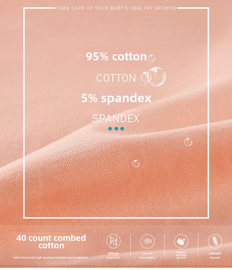 Boxershorts aus reiner Baumwolle für Mädchen – weiches und bequemes 4-Ecken-Design für Kinder und Kleinkinder