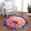 1pc home carpet dandelion design non slip office decor gift living room bedroom