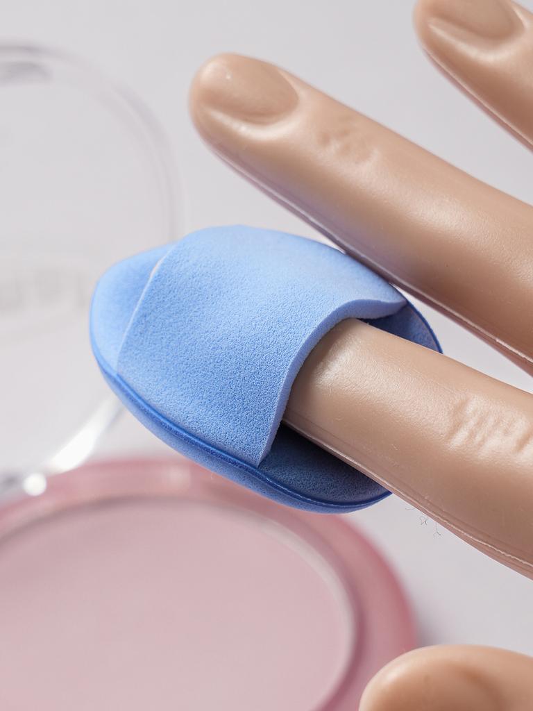 Finger Water Makeup Puff 5-Pack with Storage Case