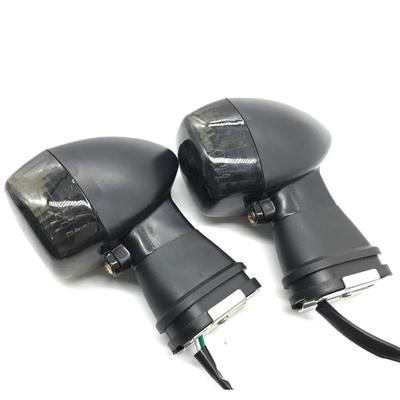 Fit ZR-7S Compatible ZRX1200S Fit ZXR250R Motorcycle Turn Signal Light Indicator Front Flashing Lamp Indicator Turn Signal (Smoke)
