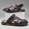 Fashion CYYTL Mens Slippers Casual Shoes Beach Sandals Summer Outdoor Slides Leather Walking Comfort Luxury Designer Fashion Lightweight