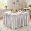 Pastoral Grid Party Decor Table Skirt Home Living Room Dustproof Dining Tables Cafe Dessert Table Background Table Surround