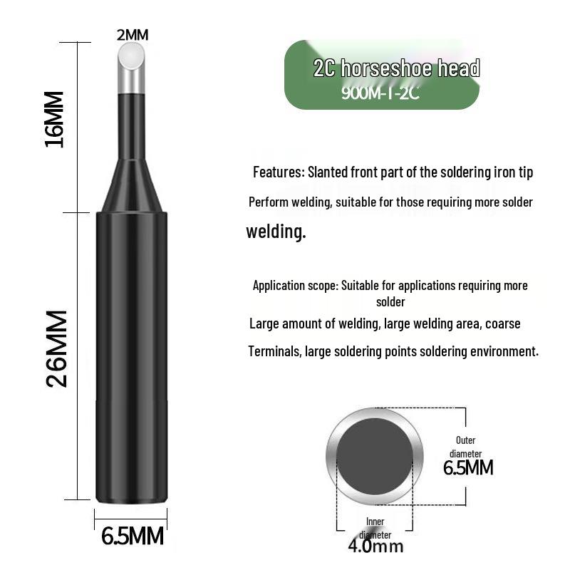 Black King Kong 936 Soldering Iron Tip - Constant Temperature, Internal Heating, Electric Soldering Station Tip.