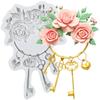 Vintage Key Silicone Mold Key Fondant Molds Cake Decorating Tools Theme Cake Dessert Decorated Chocolate Candy Mold