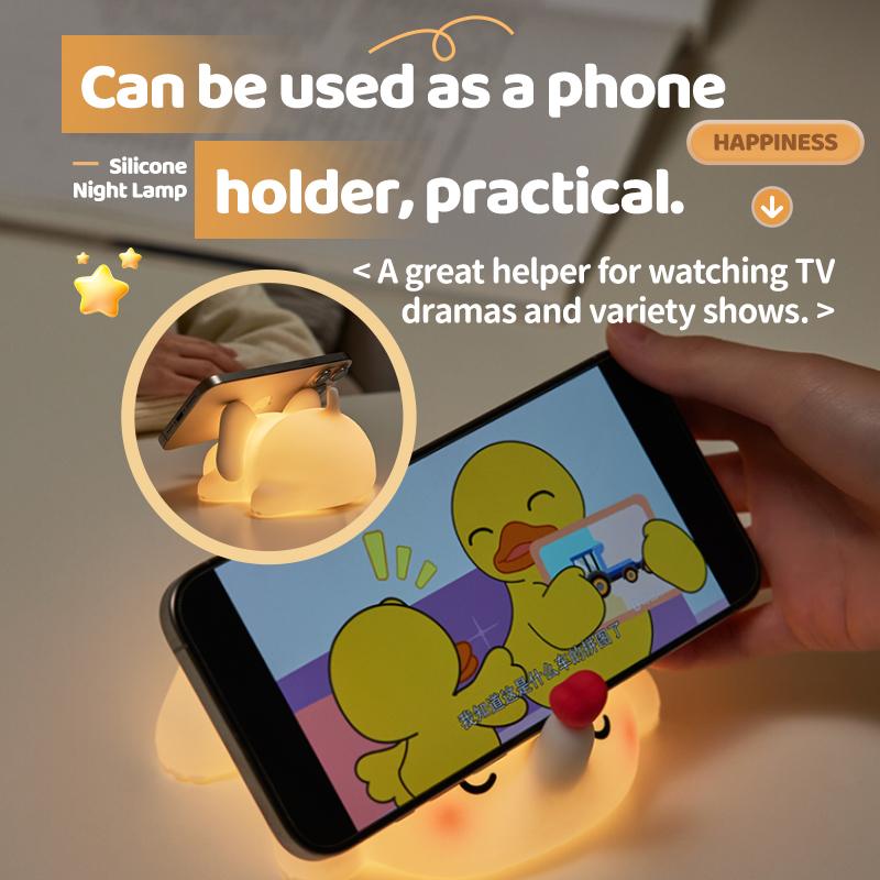 Elephant Cute Led Night Light Rechargeable Novelty Animal Table Lamp for Nursery Baby Room Bedroom Decor Kids Gift Dimmable