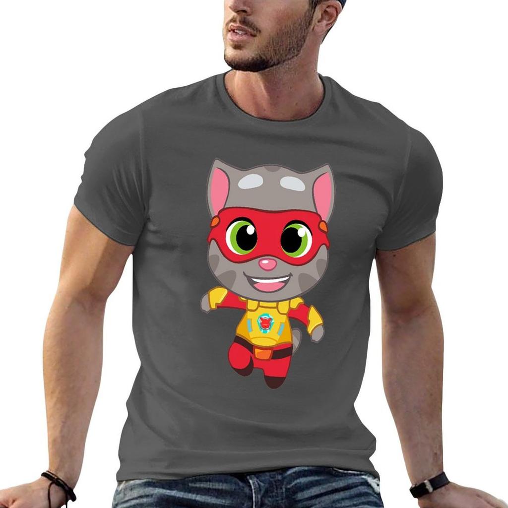 Music Retro Talking Tom Heroes Gifts Music Fans Tshirt Classic Print Short Sleeve Shirt