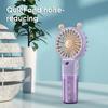 Spray Fan Cartoon Snail Design Silent Motor Mini Handheld Tabletop Fan with Water Mist Cooling USB Rechargeable Handheld