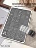 Nail Art Stamping Plates - Star, Polka Dot, Lines, Grid Lace Textures