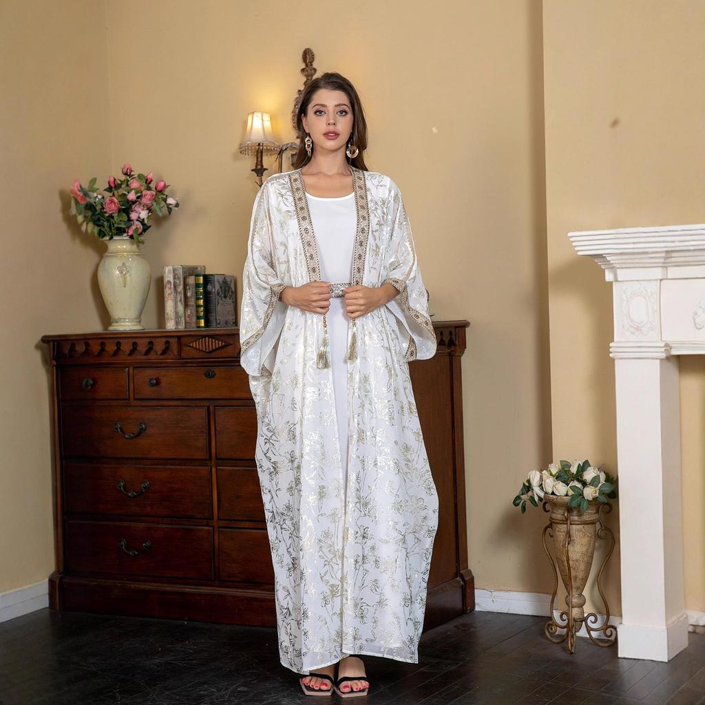 SW013 Letní horká ražba Dlouhý župan Abaya pro muslimské ženy