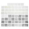 60pcs Nail Art Sticker White Black Lace Flower Nail Decoration DIY Manicure Tool