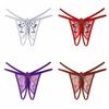 Thin Belt Lace Flower Panties Transaprent Traceless Briefs Fashion Women Mesh Thong  Underwear