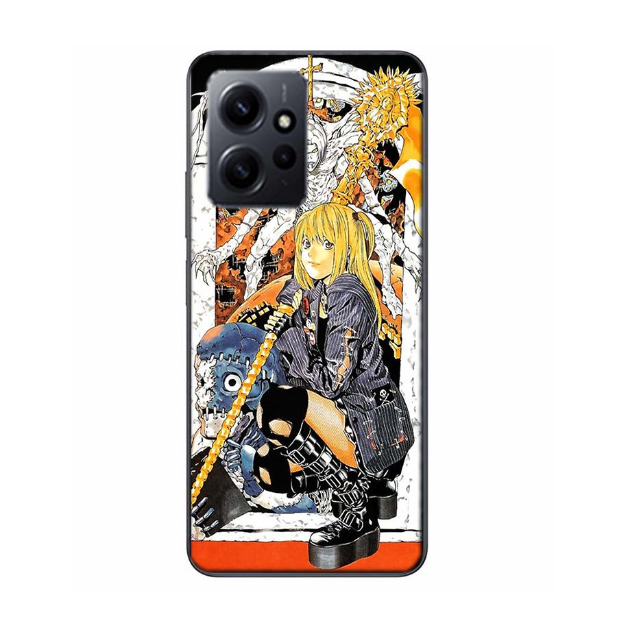 Anime Death note Amane Misa Phone Case For Redmi 12 13C 12C 15C 9 10 10C Note 13 Pro Plus 14 15 Pro 9T 9C 9A TPU Soft Cover Clea