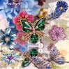 Retro Story Crystal Ornaments: 10 Vintage DIY Journal Decoration Stickers