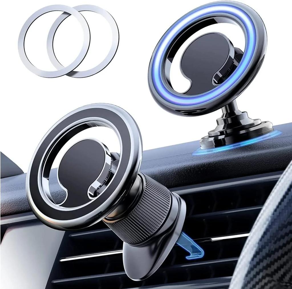Car Phone Holder Magsafe Magnetic Suction Mobile Phone 360 ° Adjustable MageSafe Holder In Car For All Phone Accessories Tools