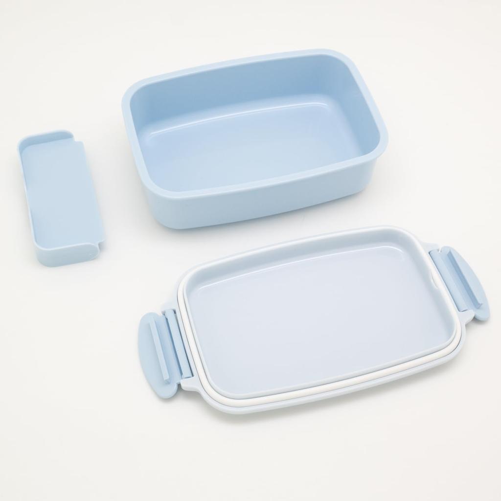 OSK mofusand Bento 500ml with Made in Dishwasher and Microwave Safe PL-1R Box, Dividers, Japan, Antibacterial,