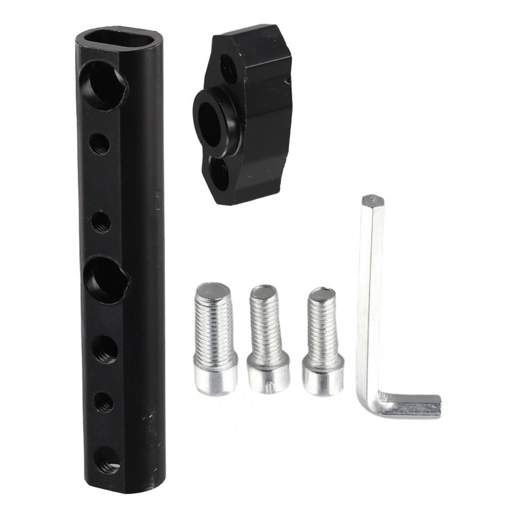 Aluminum Alloy Motorcycle Handlebar Mirror Column Extension Bracket