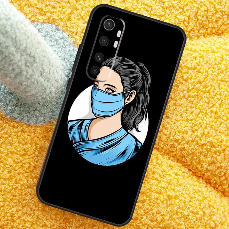 Cartoon Medicine Doctor Nurse Case For Xiaomi 15 Ultra 14 13T 14T 15T 17 Pro Max  Cover For POCO X7 Pro X5 X6 F5 F6 F7 F8