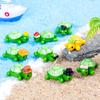 12 Stück Mini-Schildkrötenfiguren Set Niedliche Harz-Schildkrötenstatuen