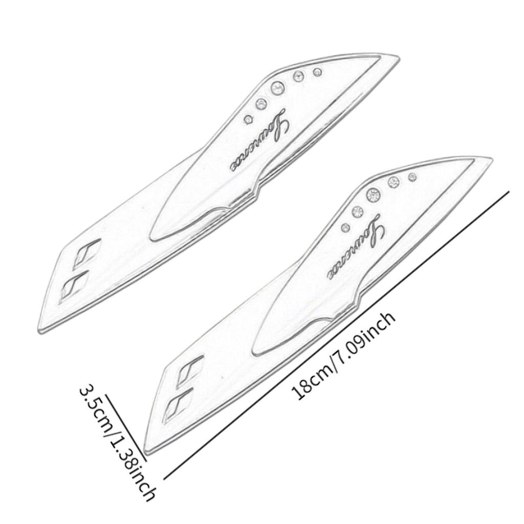 2 bucăți suporturi presurizatoare ștergătoare de parbriz pentru spoilere ale lamei aripii, convenabil