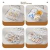 Grid Storage Box Sealed Mini Packaging Box Transparent Organizer Dustproof Bow Jewelry Box For Dresser Travel Jewelry Display
