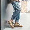 Tooling Shoes Men's New Beef Anti-velvet Round Head Platform Short Boots Men's Light Wear Retro Casual Shoes