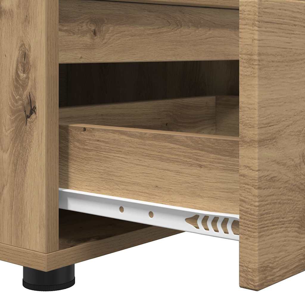 TV Stand Artisan Oak 100 x 48 x 43 cm Particleboard