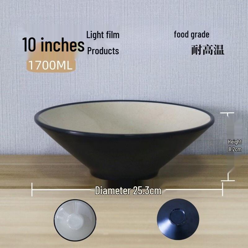 777 Two-Tone Melamine Conical Bowl