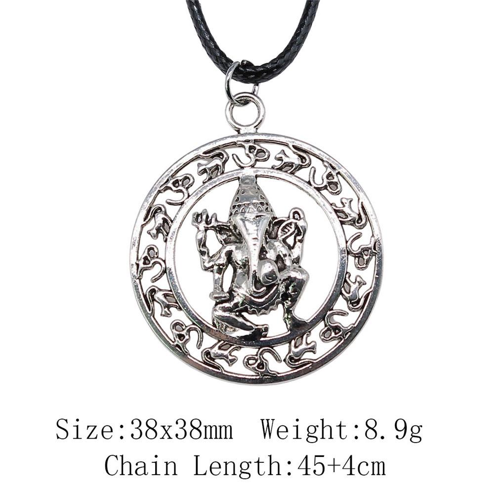 2025 Trend Best Friend Necklace Chief Pharaoh Buddhism Necklace Leather Chain 45cm Audience Necklaces With Pendant