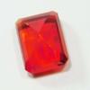 6 Ct  A++ Orange Sapphire Loose Gemstones Emerald Shape