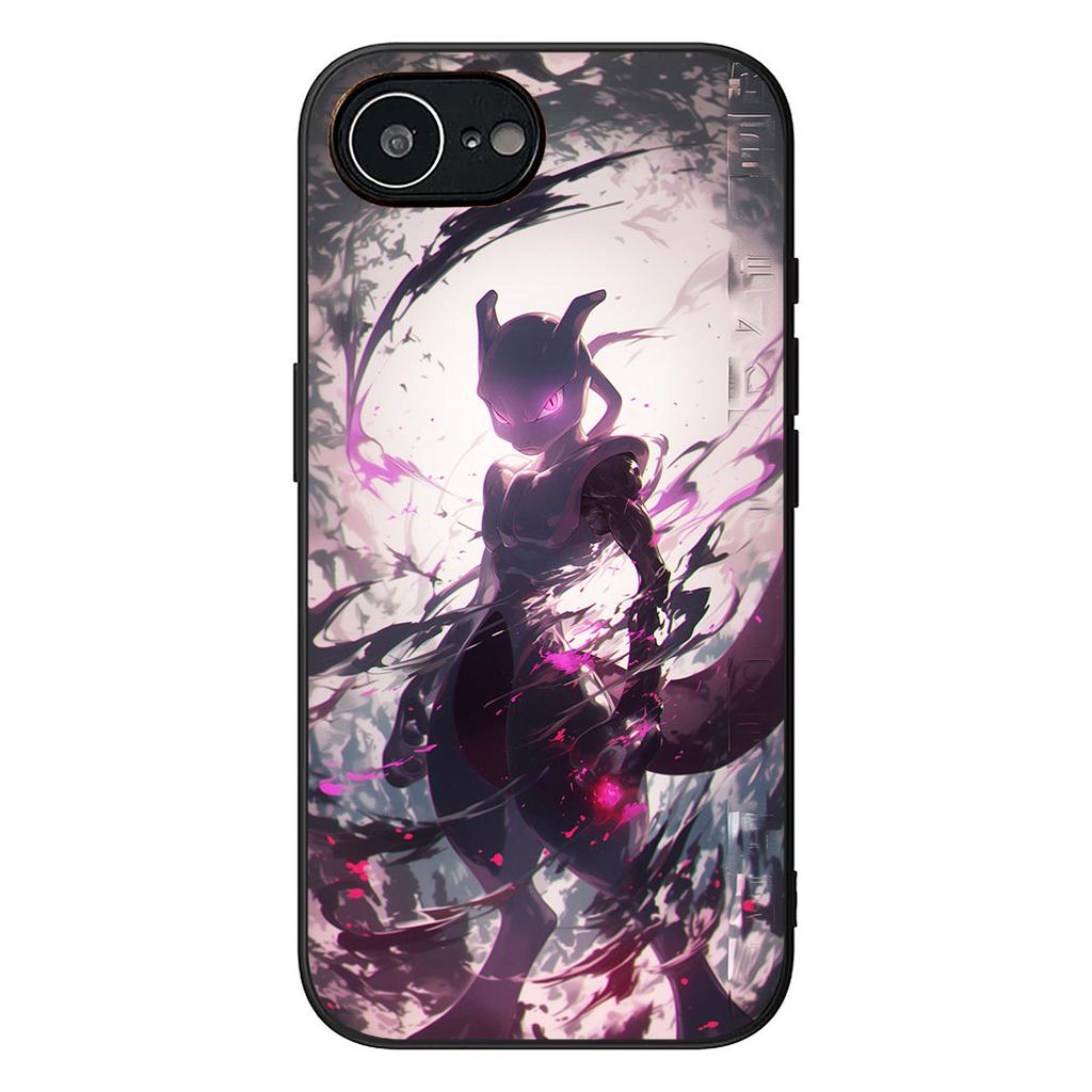 P-Pikachus Mew P-Pokemons Mewtwo Casing Cover for Apple iPhone 12 13 Mini XS 11 Pro Max 7 8 Plus XR SE 2022 SE3 + 8+ Phone Case