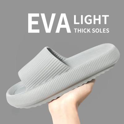 2025 Tritt auf das Gefühl von Scheiße Hausschuhe Sommer Hauskleidung Weichsohlige Rutschfeste Schuhe Eva Einfache Herrenhausschuhe