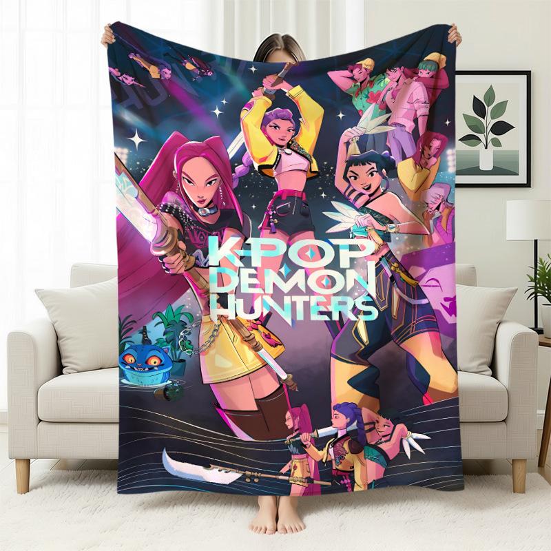 Temu Blanket Kpop Witch Hunters Blanket Flannel Blanket Office Home Sofa Blanket Nap Blanket