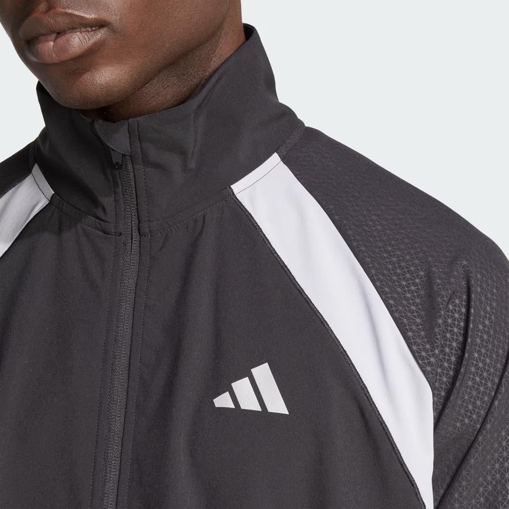 adidas Climacool Logo Stand Collar Raglan Long Sleeve Jacket Men Jacket JV6950