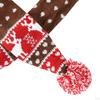 Christmas Dog Cat Santa Scarf Xmas Pet Knitted Winter Neck Warmer Costume for Puppy
