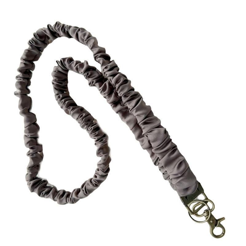 Elastic Cotton Lanyard For Badge Keychain Neck Lanyard for Identity Card Badge Holder Key Holder Phone