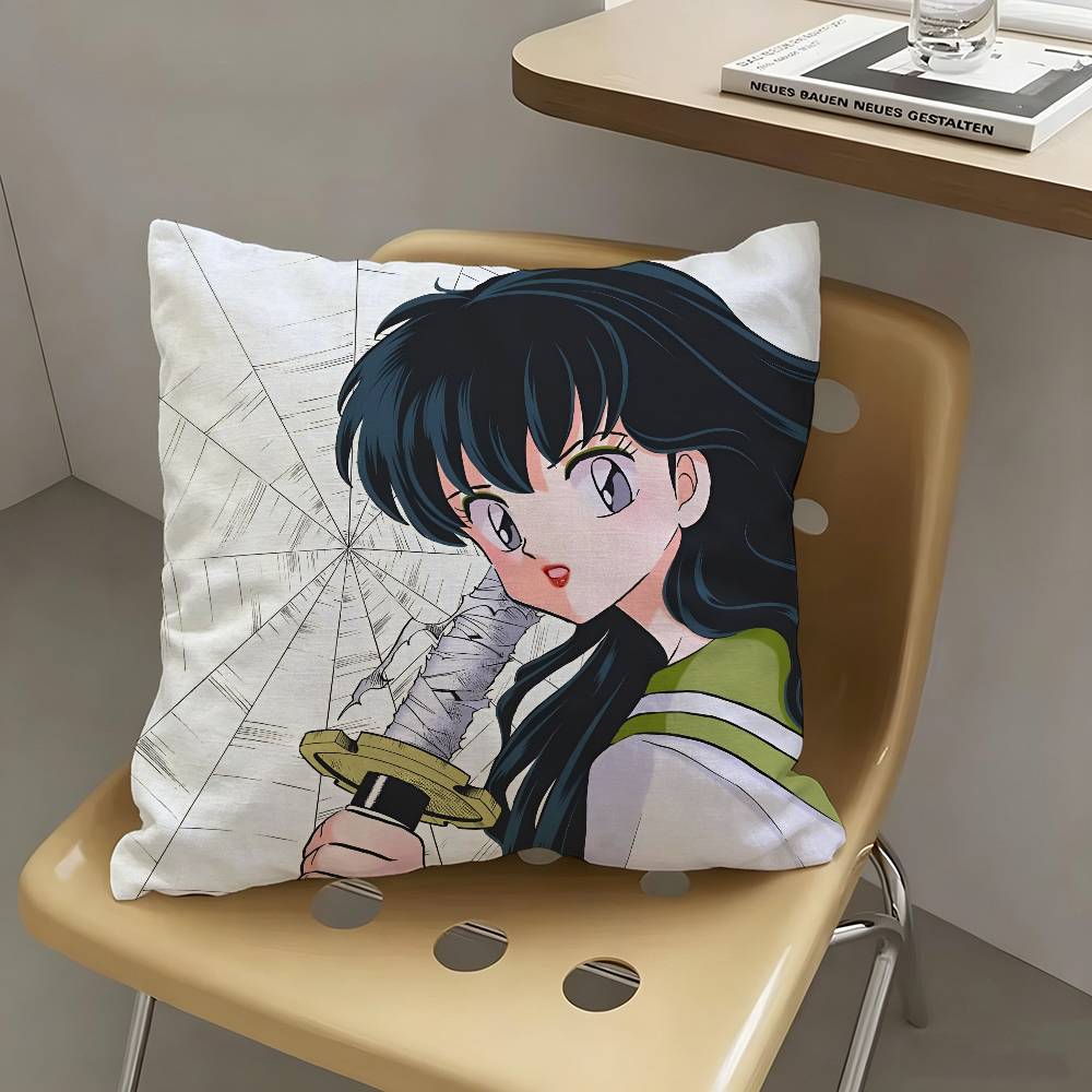 1pc Kagome Higurashi Pillow Case Fashion Square Pillowcase Bedroom Sofa Room Ins Decoration Leisure