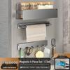 Magnetic Wall-mounted Kitchen Storage & Spice Rack