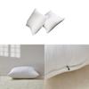 Plain White Pillow Insert With Polyester Fiber Filling For Adult Comfort And Multiple Sizes