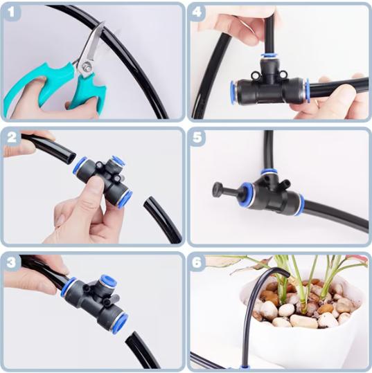 360° Adjustable Drip Irrigation System 5/10/15/20M Garden Watering System Garden Irrigation System Greenhouse Accessories