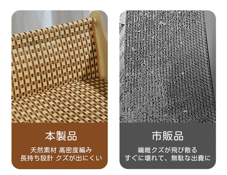 GIIPET Cat Scratching Post, Cat Sofa, Scratching Bed, Cool Mat for Summer, Multi-Function Nekoichi Scratching Bed, Suitable for Small To Large Cats,