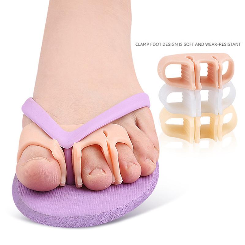 1Pair Silicone Gel Thumb Corrector Bunion Foot Toe Hallux Valgus Protector Separator Finger Straightener Adjuster Foot Care Tool