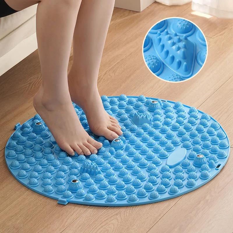 Durable And Safe New Finger Pressure Board Foot Massage Pad Foot Step Through The Meridian Jogging Massage Pad Fitness Pedal