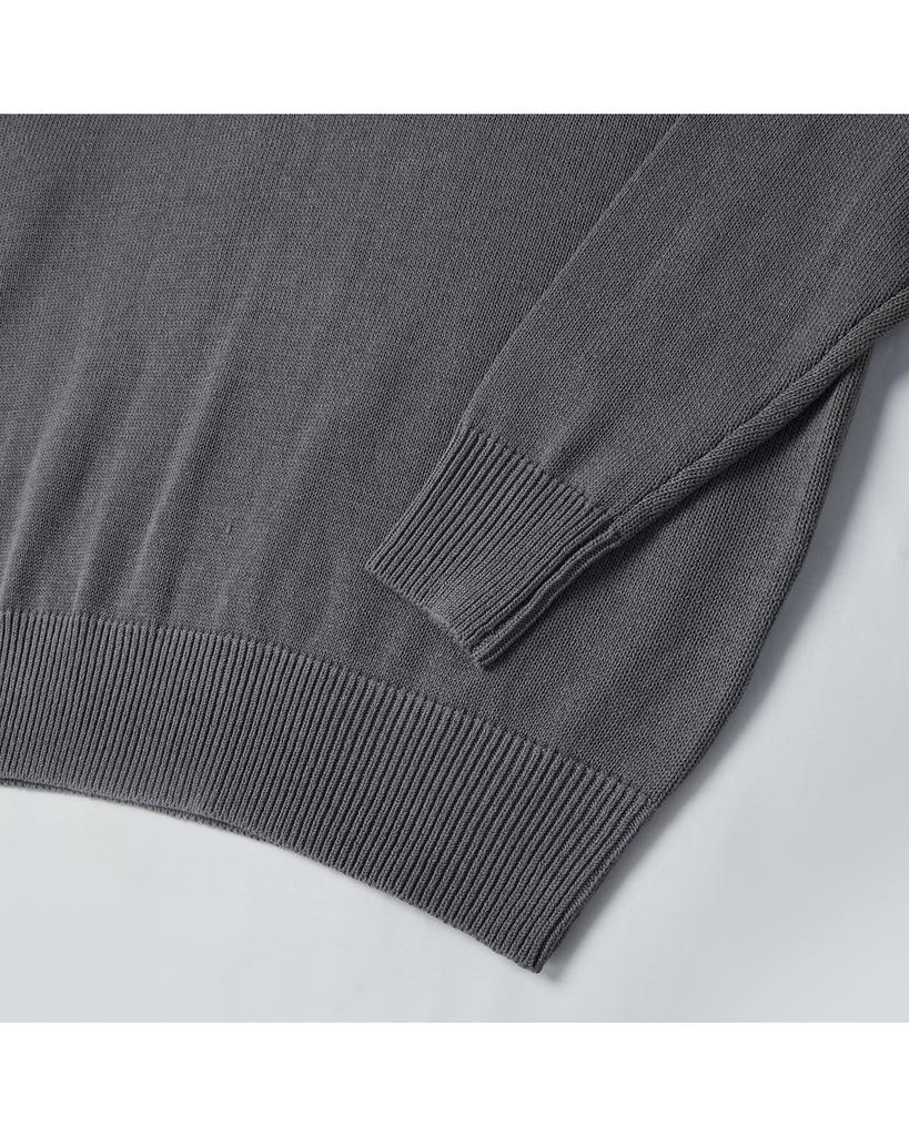WORTHWHILE MOVEMENT Hybrid Knit Polo Shirt (Gray)