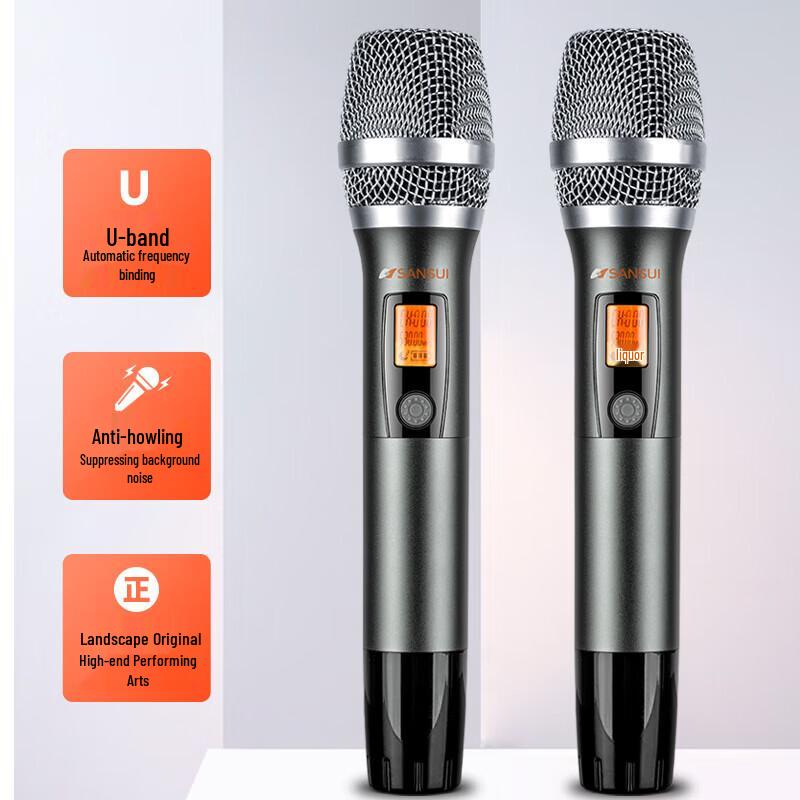 SANSUI PK09 Home KTV Karaoke Speaker System CN plug (adapter included)