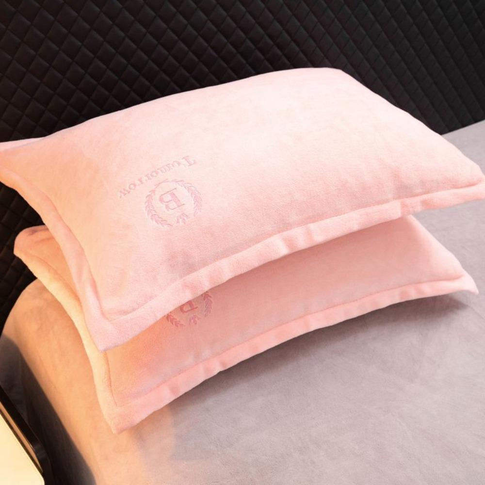 Velvet Pillow Cover 48*74cm Pillow Core Protection Comfortable Pillowcase  Autumn/Winter