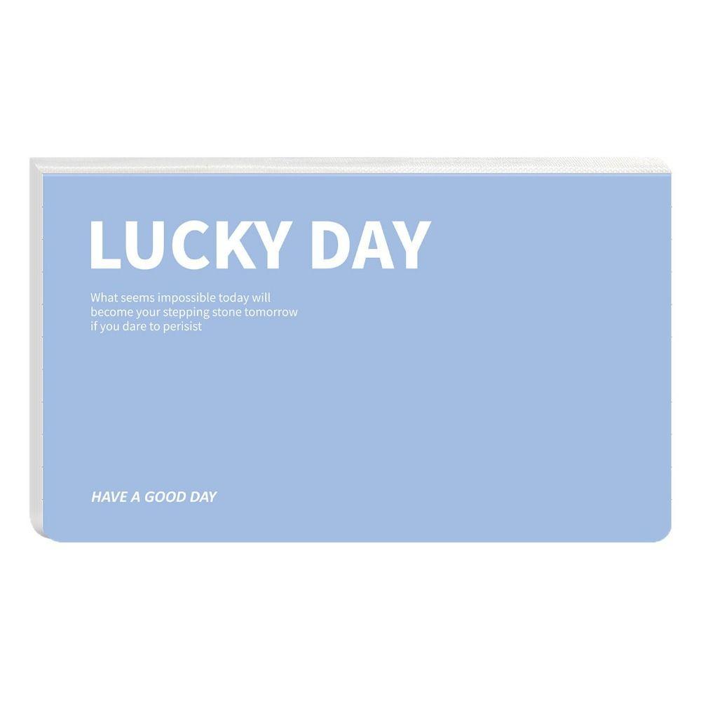 Horizontal Notepad Hard Cover Vocabulary Book  for Jotting Down Vocabulary Words Daily To Do Lists