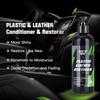 Motorcycle Plastic Restorer Back To Black Gloss Cleaning Kit Plastic Leather Repair Auto Polish And Repair Coating Renovator
