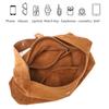 Women's Bag New Suede Split Leather Luxury Designer Shoulder Bag High Quality Cowhide Women Bags Fashi Female Handbag