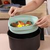 Foldable Air Fryer Silicone Mould Reusable Air Fryer Basket Food Safe Non Stick Air-Fryer Kitchen Accessorie Cooking Tool